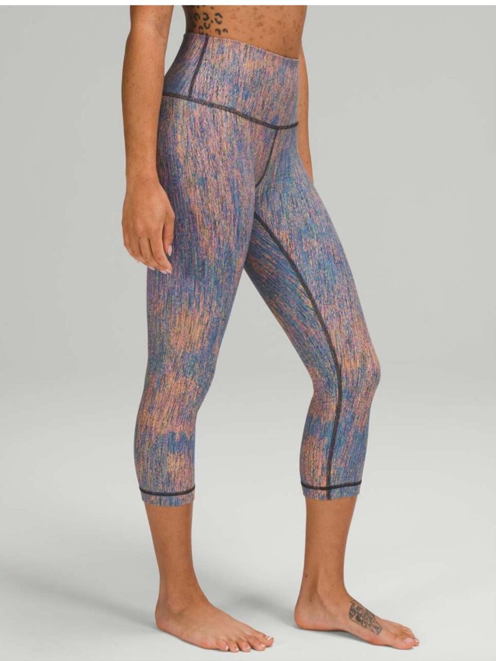 Lululemon Wunder Under High-Rise Crop 21", Luxtreme Spectral Fusion Jacquard